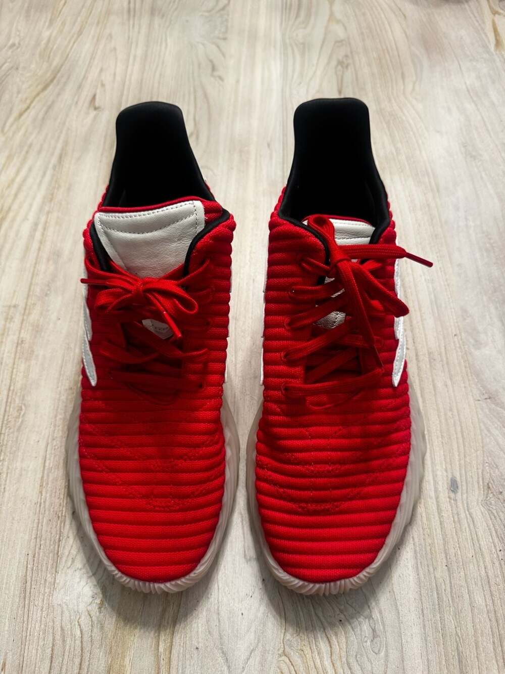Adidas Sobakov Scarlet Red White Sneakers BD7572